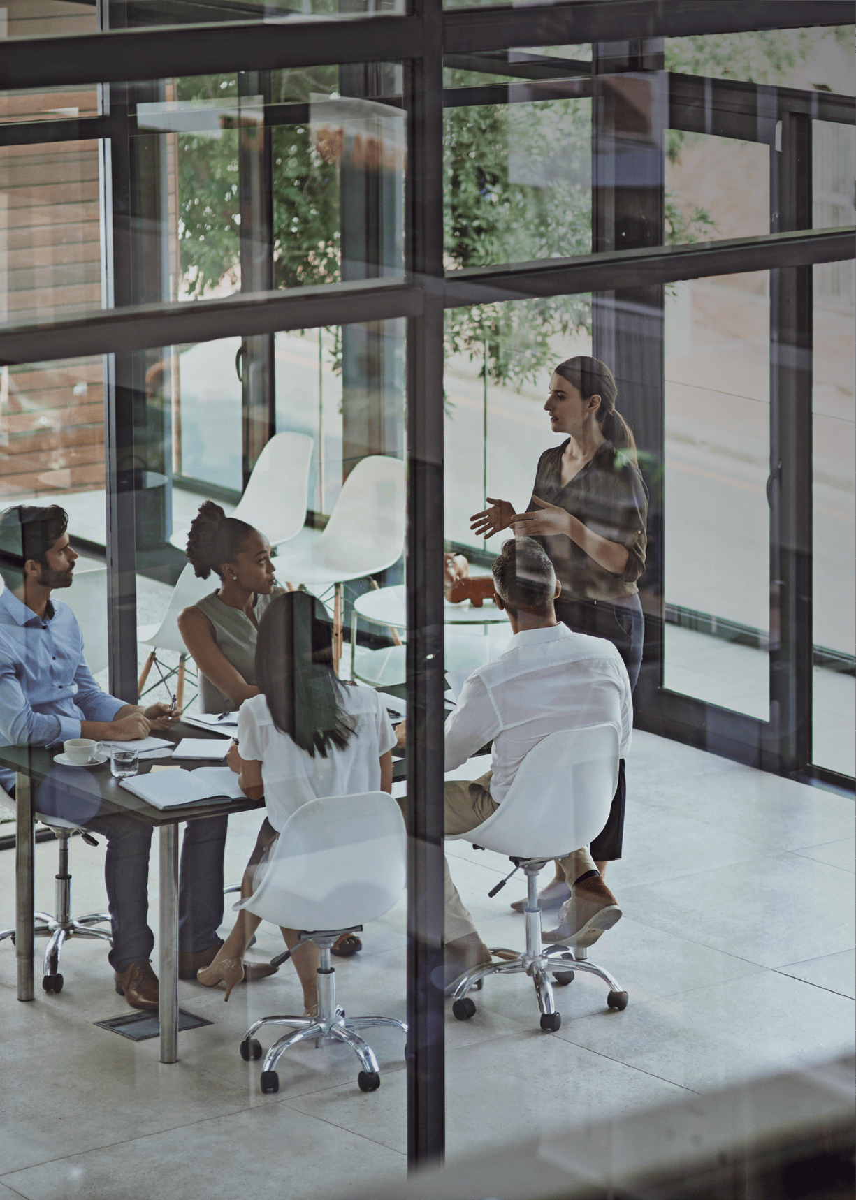 Shot of a group of businesspeople having a meeting in a boardroom