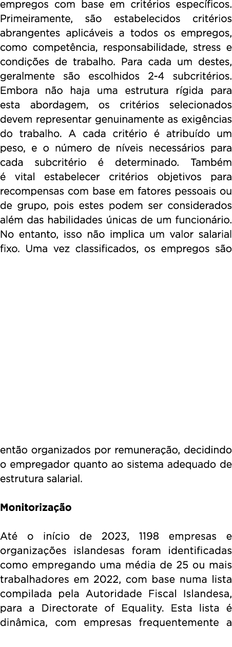 empregos com base em crit rios espec ficos. Primeiramente, s o estabelecidos crit rios abrangentes aplic veis a todos...