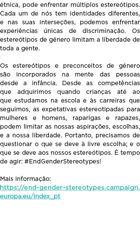  tnica, pode enfrentar m ltiplos estere tipos. Cada um de n s tem identidades diferentes, e nas suas interse es, pod...